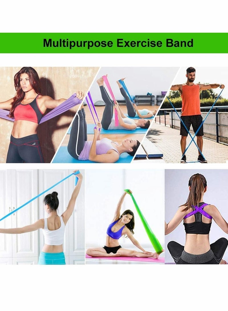 KASTWAVE Resistance Bands, Professional Latex Elastic Exercise Bands Long Stretch Bands for Physical Therapy, Recovery, Yoga, Pilates, at-Home or The Gym Workouts, Fitness, Strength Training - Image 4
