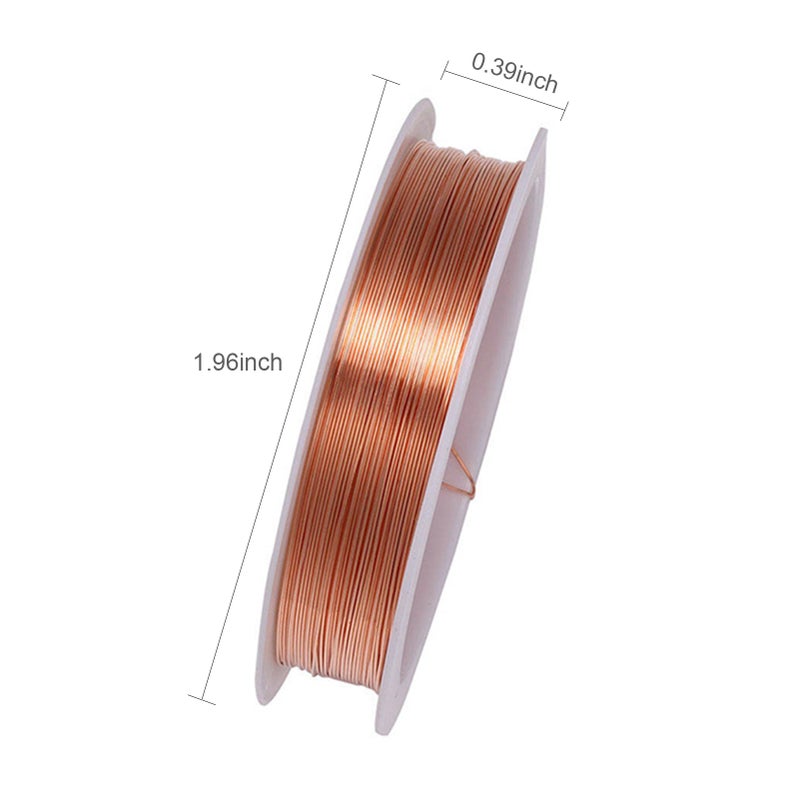 0.7mm Jewelry Beading Wire 13ft Strong Tarnish Copper Craft Wire for DIY Jewelry Necklace Bracelet Making - Image 4