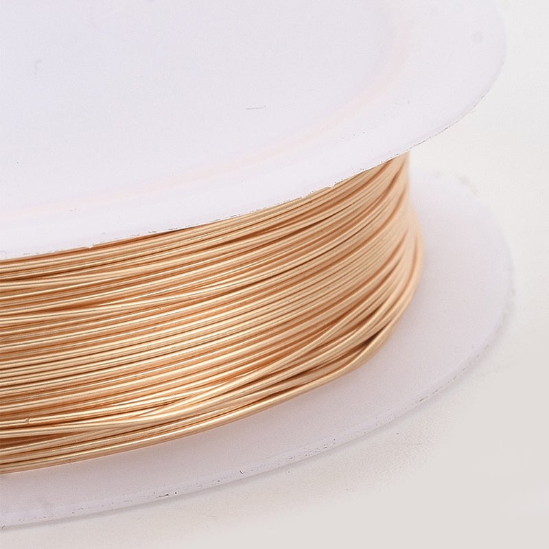 0.7mm Jewelry Beading Wire 13ft Strong Tarnish Copper Craft Wire for DIY Jewelry Necklace Bracelet Making - Image 3