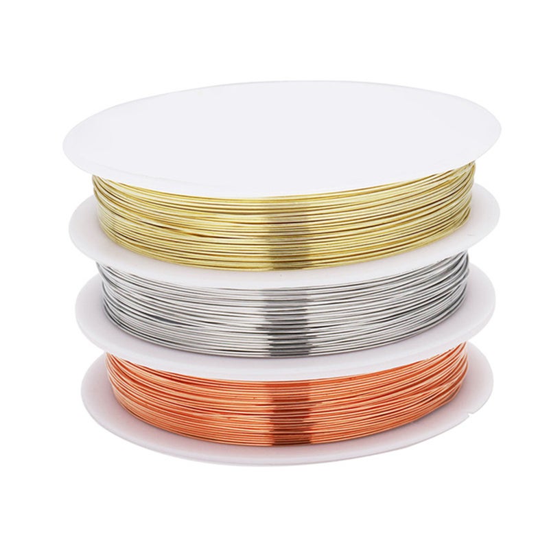 0.7mm Jewelry Beading Wire 13ft Strong Tarnish Copper Craft Wire for DIY Jewelry Necklace Bracelet Making - Image 2