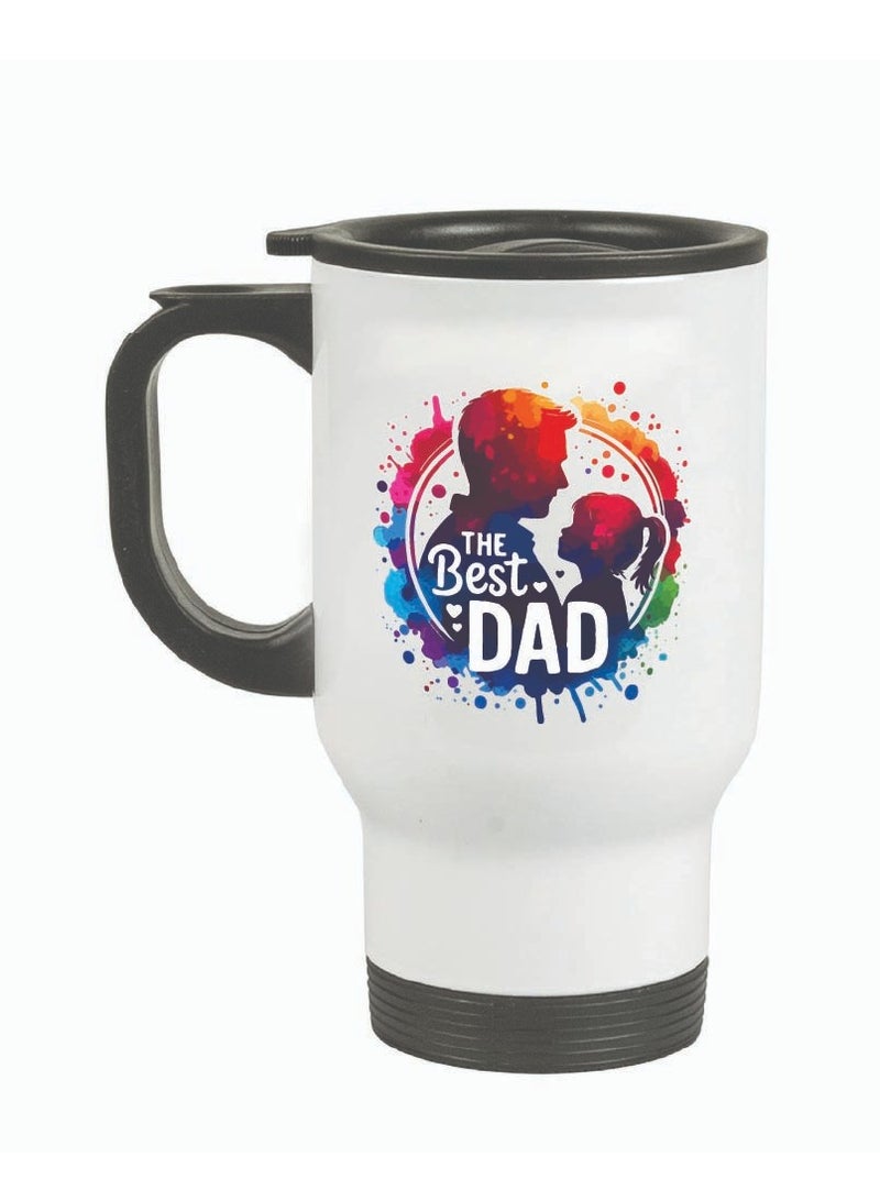 PRINTSHOP4ME Father's Day Travel Mug - Dad's Birthday Gifts from Daughter and Son - Gifts for Dad - Dad’s Travel Mug - Dad Gifts - Dad Appreciation Gifts - Gift for Daddy  - Image 1