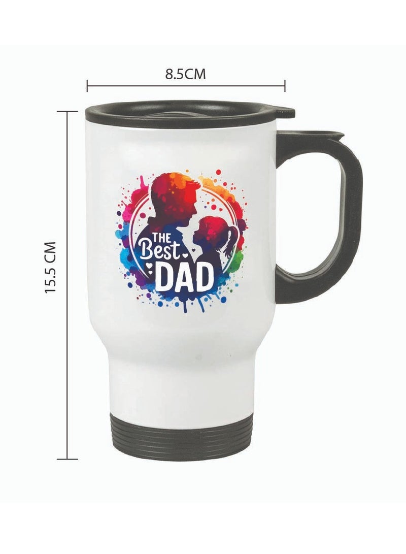PRINTSHOP4ME Father's Day Travel Mug - Dad's Birthday Gifts from Daughter and Son - Gifts for Dad - Dad’s Travel Mug - Dad Gifts - Dad Appreciation Gifts - Gift for Daddy  - Image 2