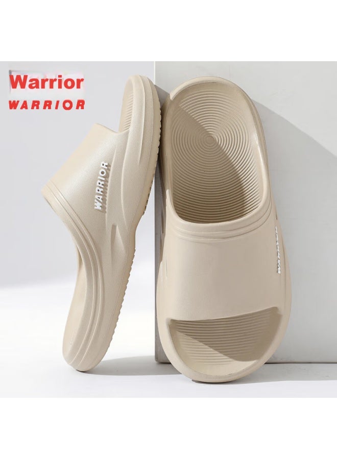 Pull Back Warrior Slippers For Men, أحذية رياضية للرتداء في الداخل والخارج، مضادة للانزلاق، صندل بسماكة عالية، Hl0273، لون كاكي، مقاس 44-45 - Image 2