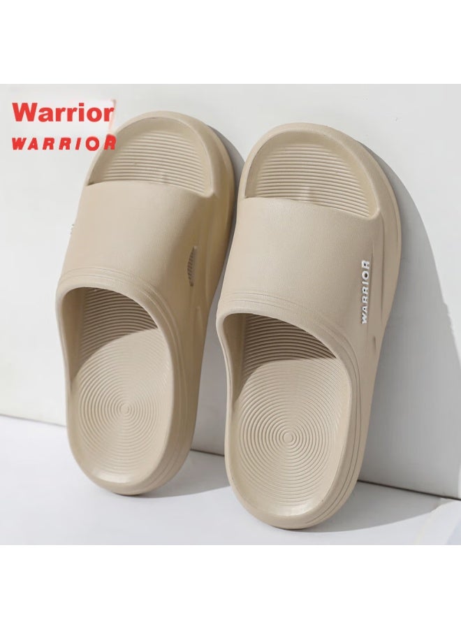 Pull Back Warrior Slippers For Men, أحذية رياضية للرتداء في الداخل والخارج، مضادة للانزلاق، صندل بسماكة عالية، Hl0273، لون كاكي، مقاس 44-45 - Image 4