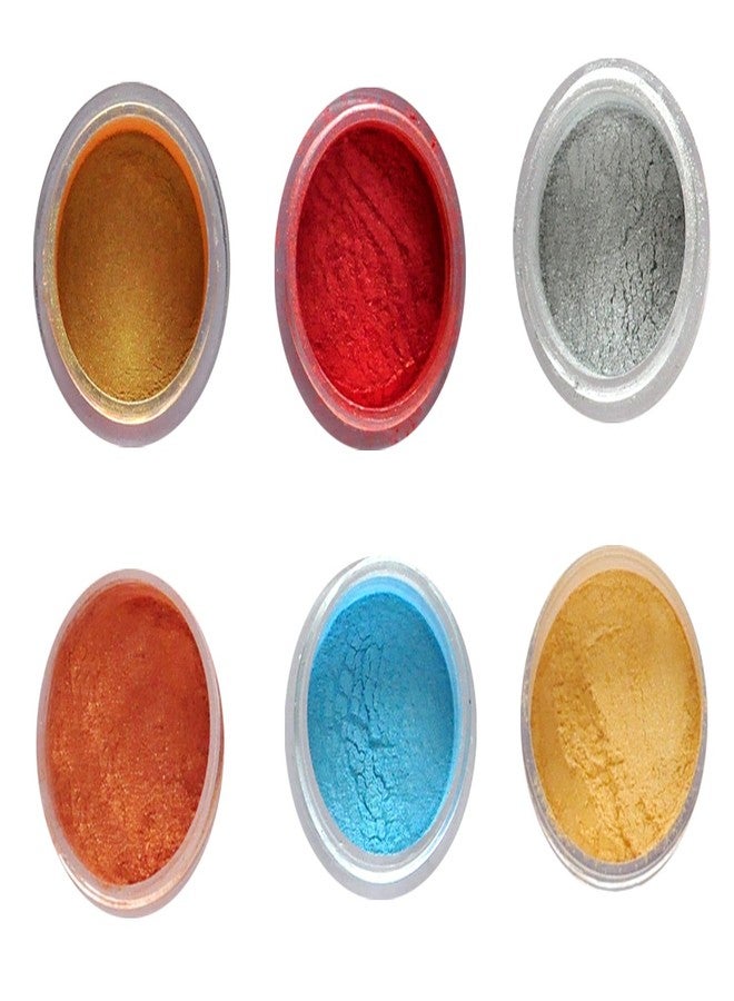 Vozwa Shining Eyeshadow Shimmer Powder (Copper, Golden, Maroon, Blue, Silver, Gold Gradient)(009) - Image 2