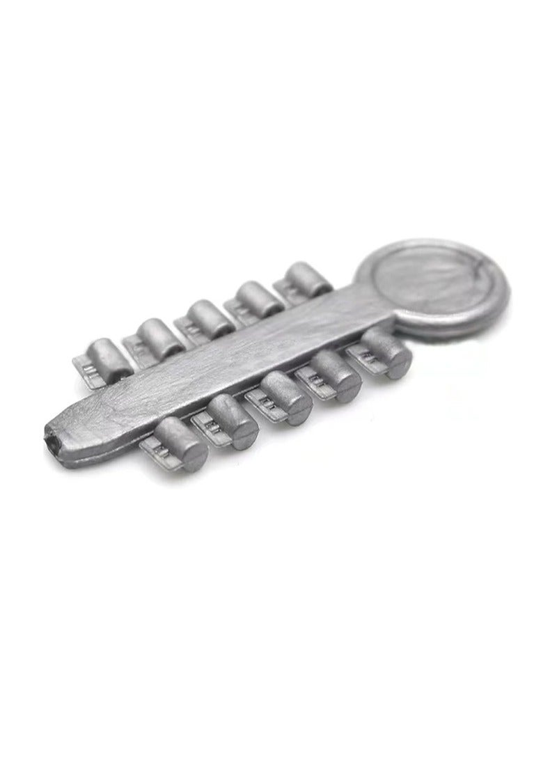HaLunhi 20 Sticks (200pcs）Orthodontic Rotation Wedges Elastic Rubber Bands Ligature Rotary Torsion Pad（Grey） - Image 3