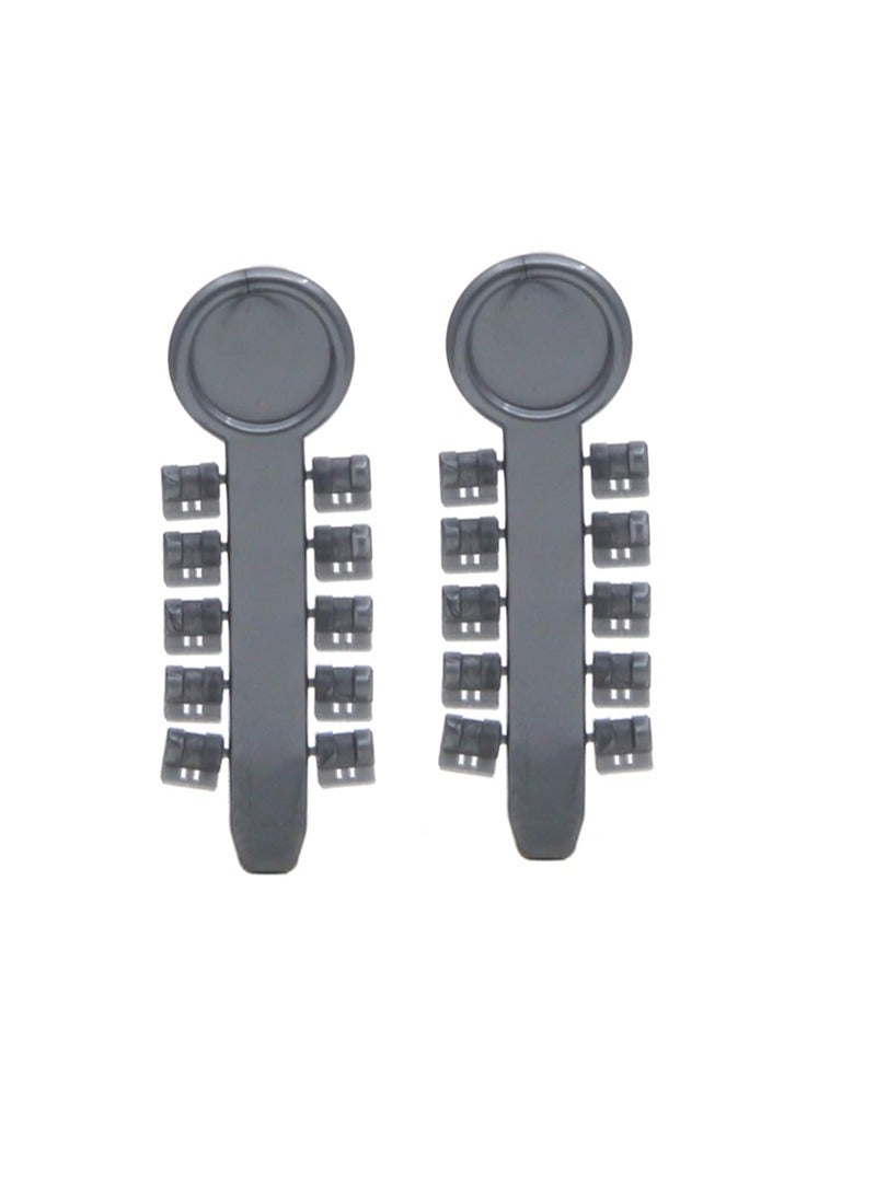 HaLunhi 20 Sticks (200pcs）Orthodontic Rotation Wedges Elastic Rubber Bands Ligature Rotary Torsion Pad（Grey） - Image 5