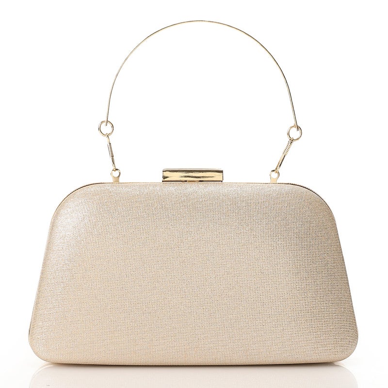 Mr.joe Elegant Glitter Clutch with Metal Handle -Chamgain - Image 3