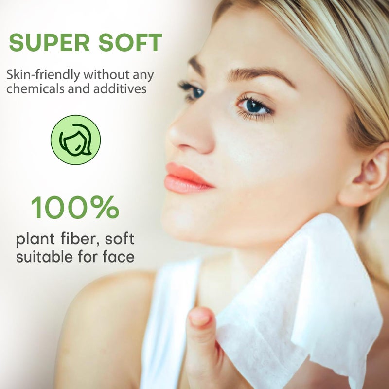 Fancyou Compressed Towel Tablets 100 Count, Thickened Disposable Face Towel Biodegradable Cotton Cloths, Portable Mini Compressed Washcloths Coin Tissue for Travel, Gym, Home, Outdoor Activities - Image 5