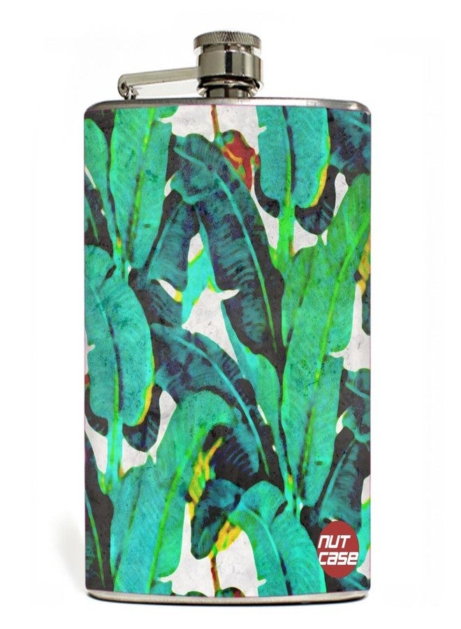 Designer Hip Flask 7 Oz Nutcase - Jam