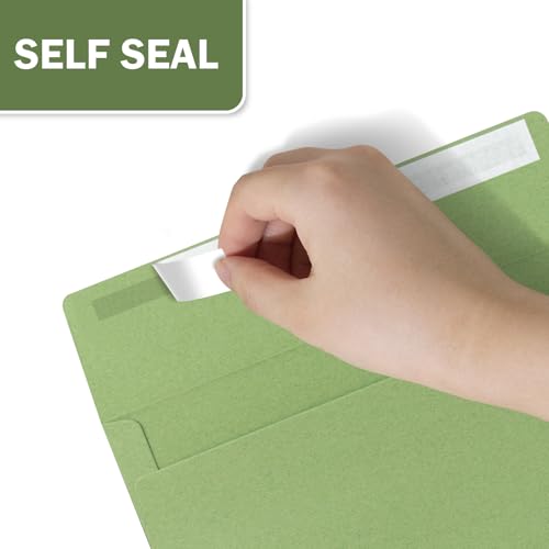 AZAZA A9 Envelopes Sage Green 5.75x8.75 Invitation Envelopes Self Seal Pack of 50 Blank Envelopes for Cards Sage Green - Image 3