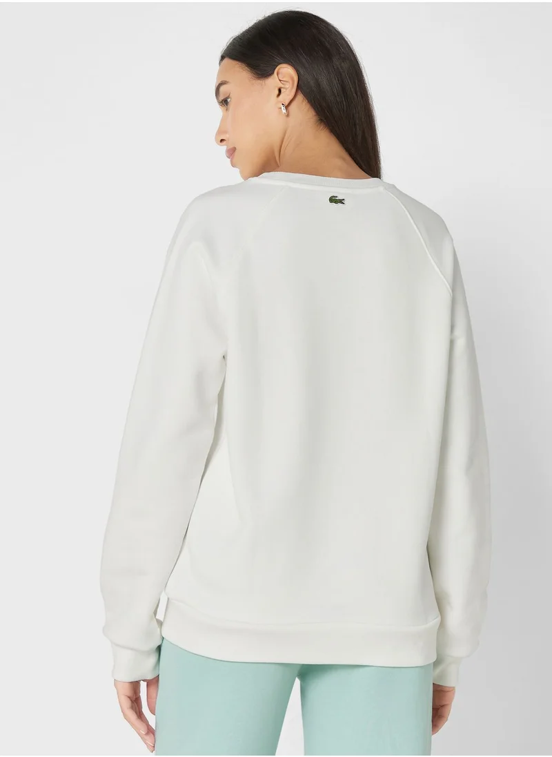 LACOSTE Logo Knitted Sweatshirt