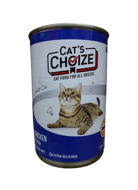 Cat's Choize Chicken in Pate Canned Cat Food - 400 g - Pack of 4