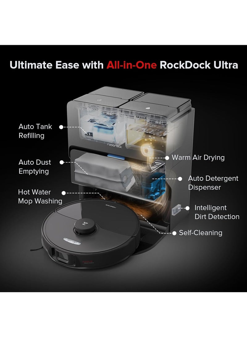 Roborock S8 Max Ultra Robot Vacuum and Mop  BLACK - Image 3