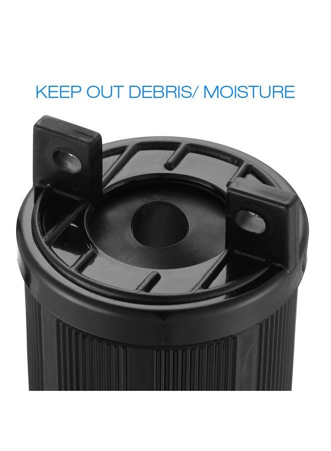 Miady NEMA L14-30P Generator Plug, 30 Amp 4-Prong Industrial Grade Locking Male Plug Up to 7,500W, Grounding Type/UL listed - Image 3