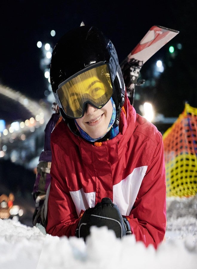 VOZAPOW Magnetic Replacement Lenses, Design for AS57 Ski Goggles, Anti-Fog, Anti-UV & Anti-Scratch - Image 2