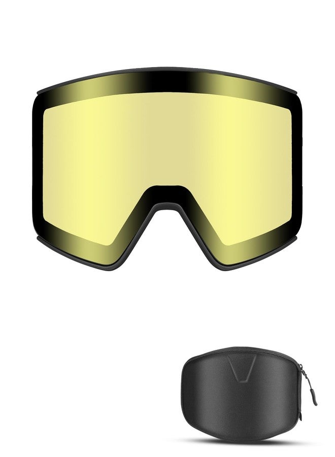 VOZAPOW Magnetic Replacement Lenses, Design for AS57 Ski Goggles, Anti-Fog, Anti-UV & Anti-Scratch - Image 1