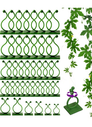 120 PCS Plant Vine Climbing Wall Fixture Clips - Green 3 Different Size Plant Support Plant Fixer Self-Adhesive Sticky Hook Plant Vine Traction Vines Fixing Clip Vines Holder (Green) - pzsku/Z3ADEE43FF69C7D0399FBZ/45/_/1705917437/0c9d42b9-18ac-4ddd-b37b-f1f665baa3b3
