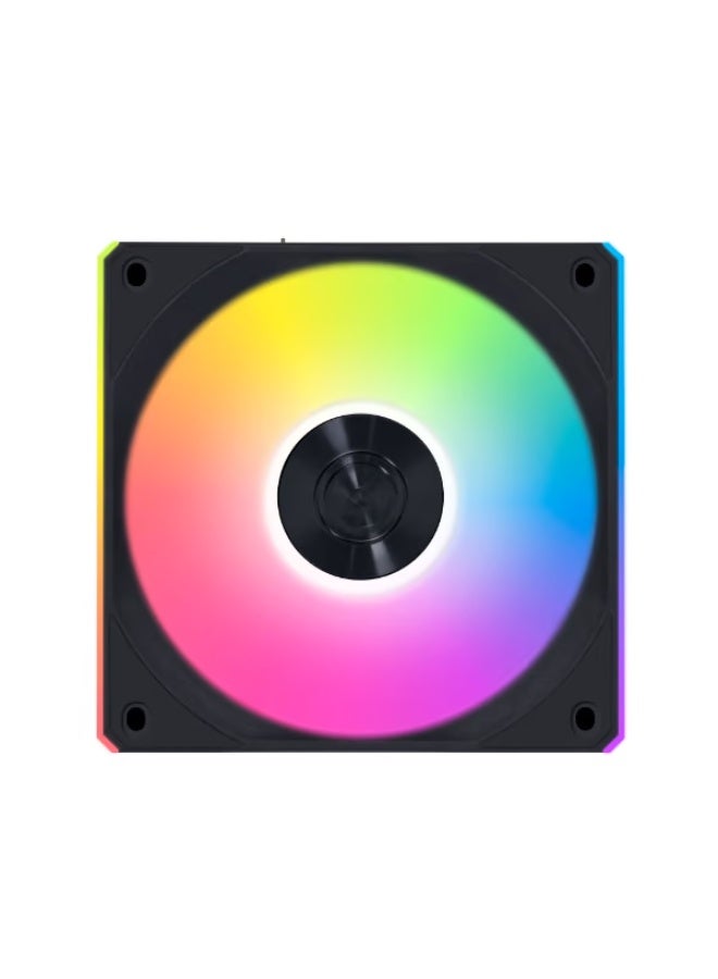 Lian Li UNI FAN CL Wireless 3 Pack Black ARGB Case Fan, 120x120x28mm, 0,250~2150 RPM Fan Speed, 2.52 mmH2O (Maximum) Air Pressure, 77.34 CFM (Maximum) Air Flow, FDB Bearing | 12CL1W3B - Image 4