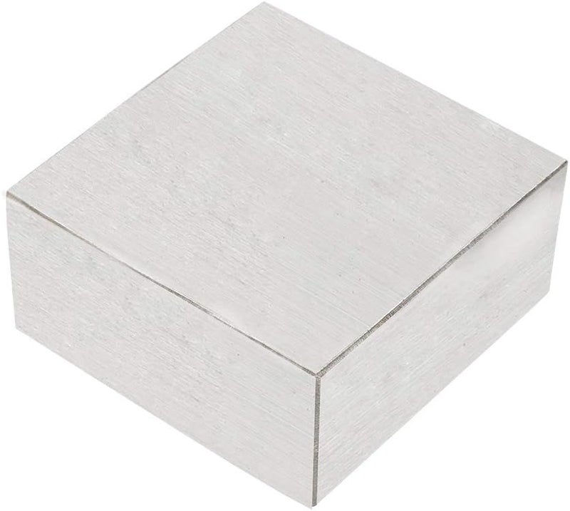 woobles 6.3 * 6.3 * 3cm Metal Steel Bench Block Metal Anvil Square Tool Solid Bench Block for Jewelry Making Steel Bench Block Solid Metal Bench Block Wire Hardening and Wire Wrapping Tool - Image 1