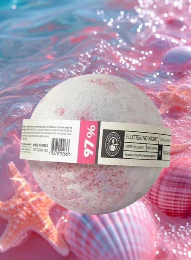 The Beauty Secrets Fluttering Night Bath Bomb