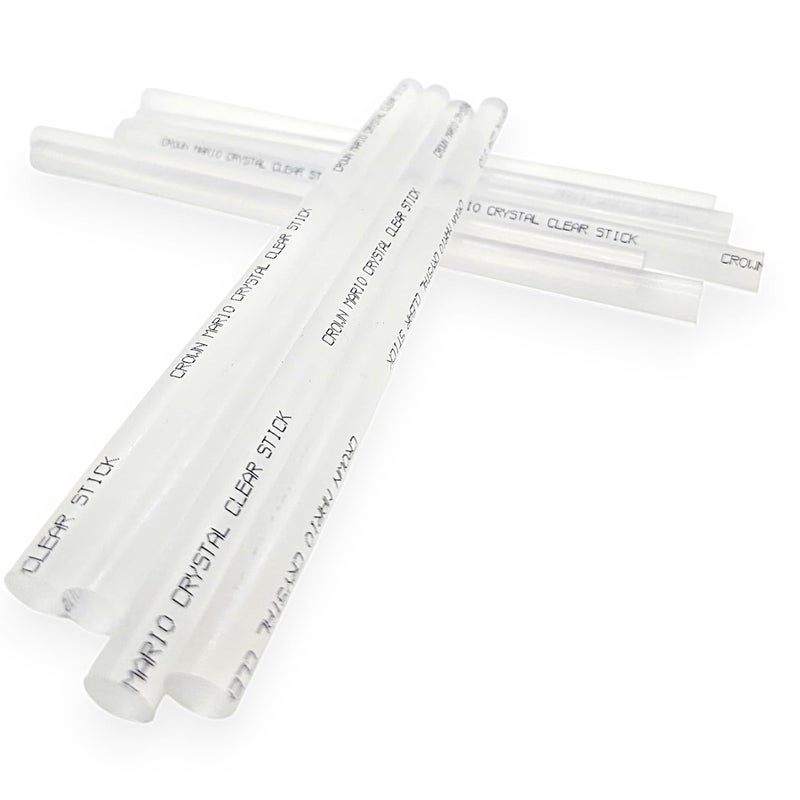 Crown Crystal Clear Hot Melt Glue Stick | Super Strong Gumming for DIY Art & Craft Projects | Transparent | 220mm x 11mm | Pack of 20 - Image 3