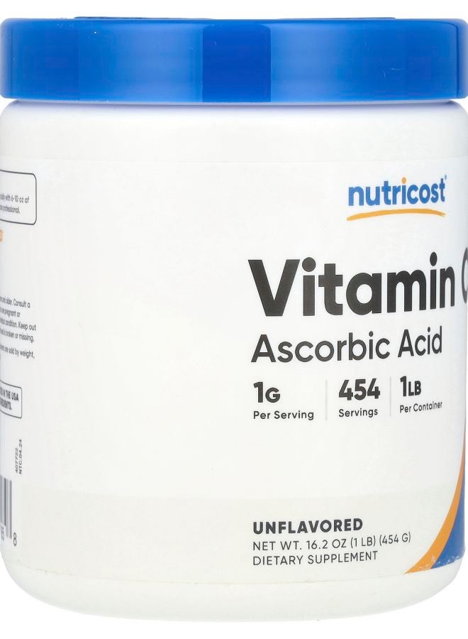 Nutricost Vitamin C Unflavored 16.2 oz (454 g) - Image 2