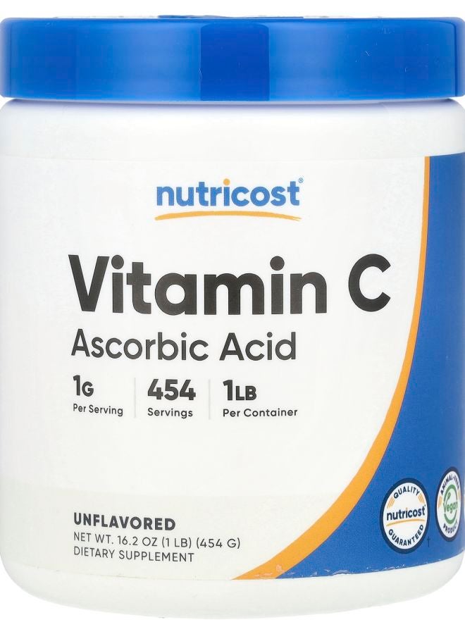 Nutricost Vitamin C Unflavored 16.2 oz (454 g) - Image 1