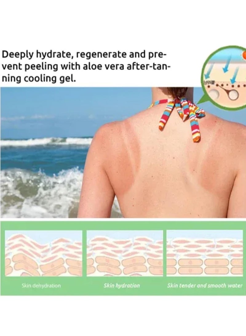 Hllozzi 100ml Carrot Tanning Gel for Men and Women Create Bronze Skin Extreme Intensive Tanning Soft Gel Tanning Lotion Accelerator Tanning Cream Self Tanner Gel for Skin Tanning Sunless Tanner - Image 3