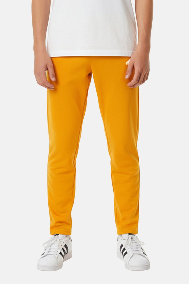 Adidas Kids Boy Brand Logo Training Track Pants, Orange - Image 1