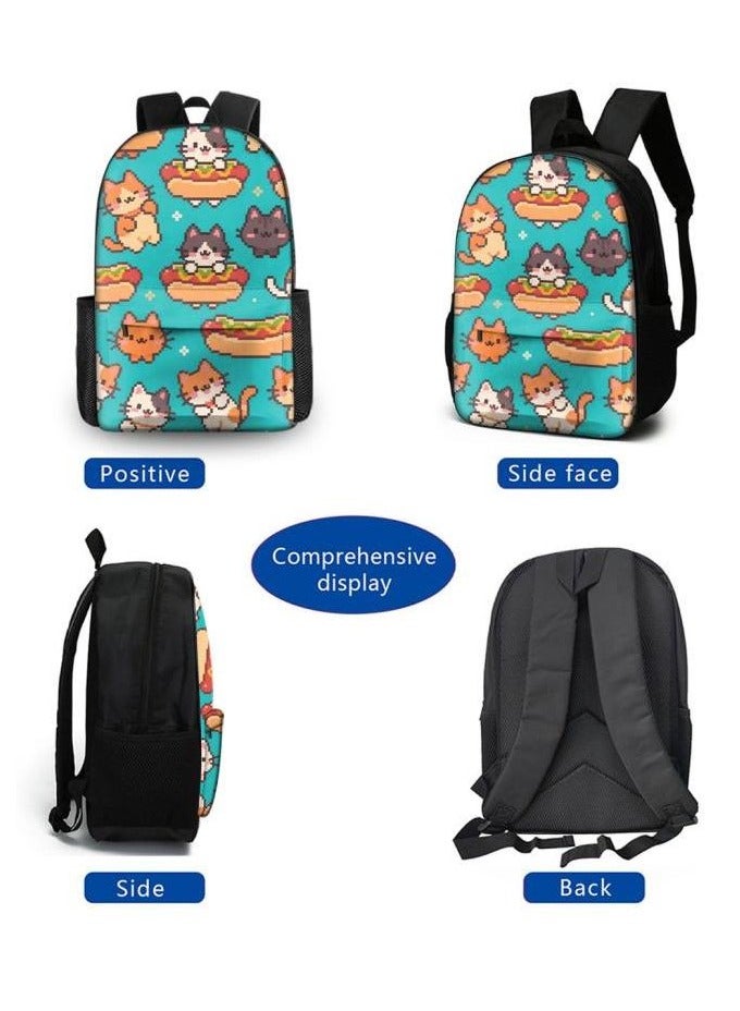 New universal cartoon new three-piece schoolbag (students, children) - 981