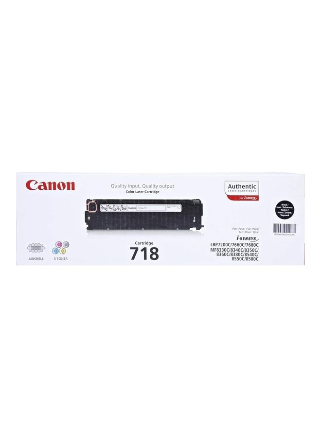 Canon Toner Cartridge - 718 Black - Image 1