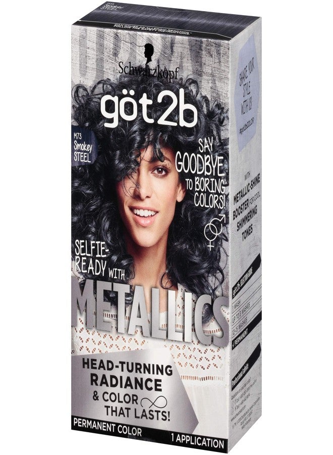 Got2B Metallic Permanent Hair Color, M73 Smoky Steel - Image 1