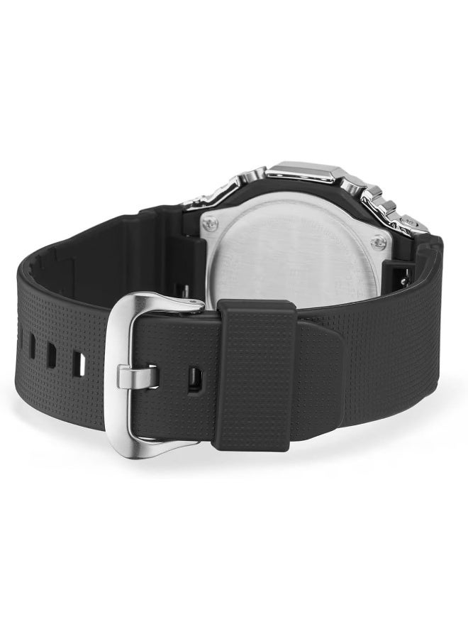 CASIO ساعة كاسيو للرجال بتقنية التحليل الرقمي مع حزام بلاستيكي GBM-2100A-1A2ER - Image 3