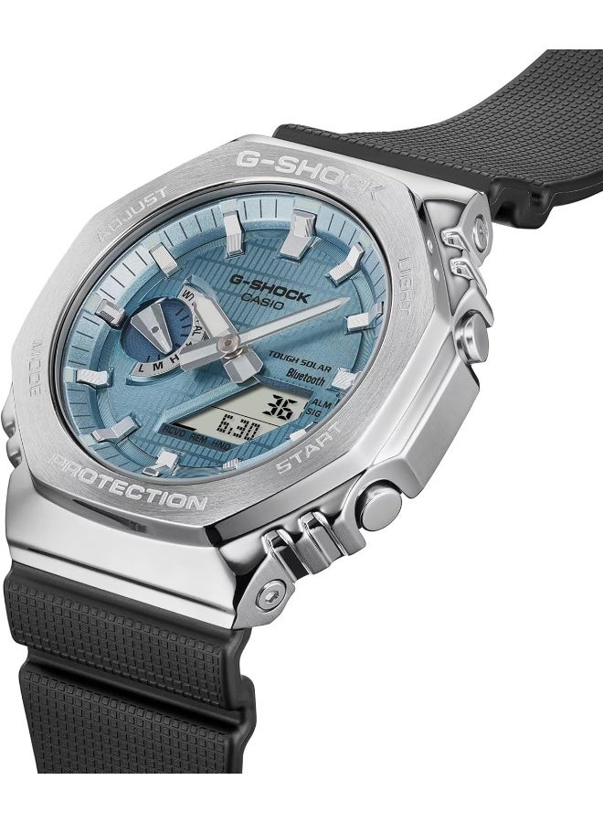 CASIO ساعة كاسيو للرجال بتقنية التحليل الرقمي مع حزام بلاستيكي GBM-2100A-1A2ER - Image 2