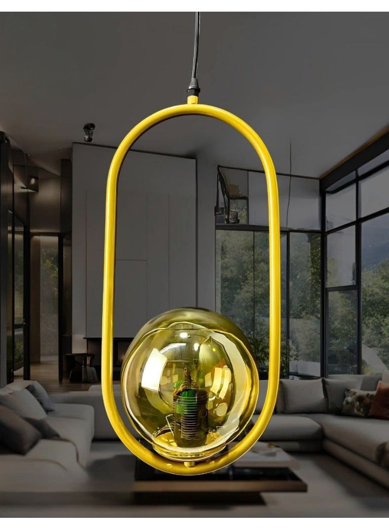 Modern single metal pendant with 1 bulb  High quality material