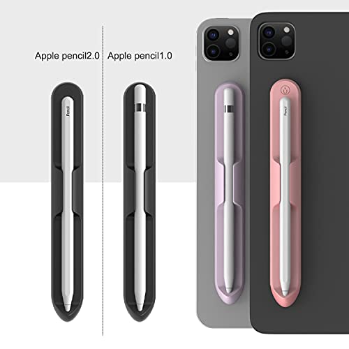LOVE MEI iPencil Holder Sticker for Apple Pencil 1st/2nd Generation, Strong Adhesive Silicone Holder Sticker [Magnetic Attach Design] Accessories for iPad Stylus Pens - Image 3