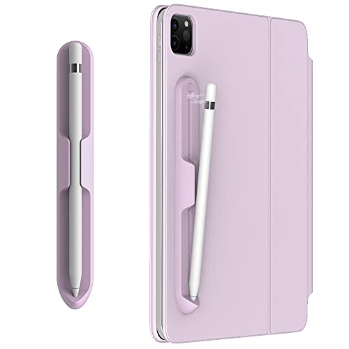 LOVE MEI iPencil Holder Sticker for Apple Pencil 1st/2nd Generation, Strong Adhesive Silicone Holder Sticker [Magnetic Attach Design] Accessories for iPad Stylus Pens - Image 1