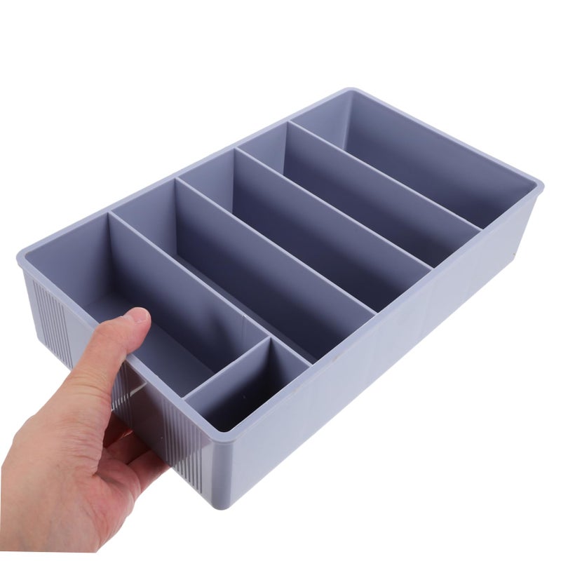 Grey Vertical Cashier Box Money Organizer With Phone Storage And File Case - Image 3