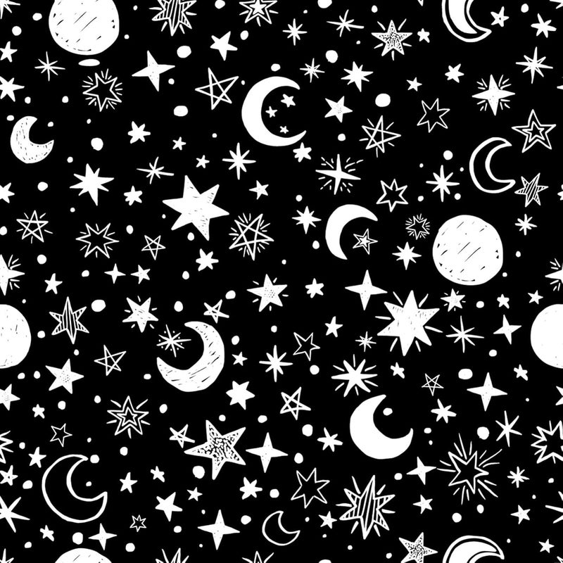 Citihomy Baby Blanket for Girls Boys Black Moon Star Minky Super Soft Double Layer Receiving Blanket with Dotted Backing for Newborns Nursery Stroller Receiving Toddlers Crib Bedding Blankets 30x40 Inch - Image 5