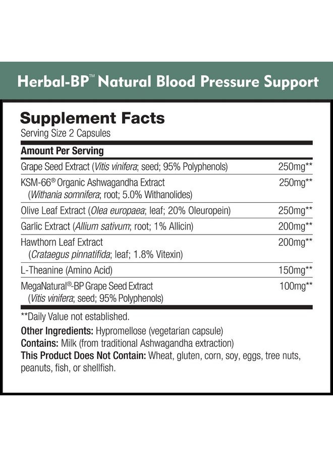 DailyNutra Herbalbp Natural Blood Pressure Supplement Supports Circulatory Health  Stress Management  Standardized Plant Extracts For Safe Longterm Support 90 Capsules  - Image 5