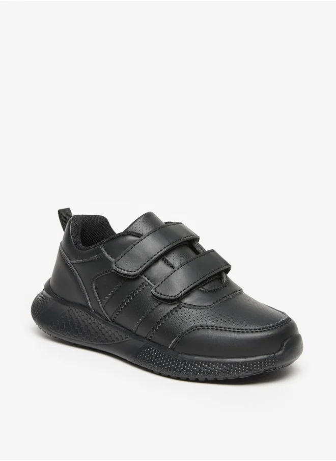 ال بي ال من شو اكسبرس Boys Solid School Shoes With Hook And Loop Closure