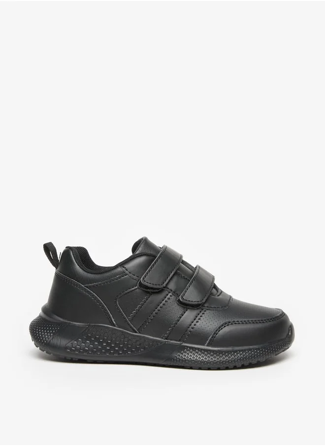 ال بي ال من شو اكسبرس Boys Solid School Shoes With Hook And Loop Closure