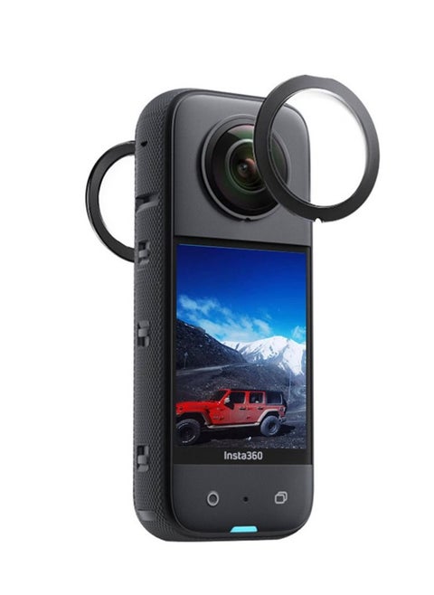 Lens Guards Protector Compatible with Insta360 X3 Anti-scratch HD Protective Shell Case For ONE X3 Panoramic Cameras Accessories