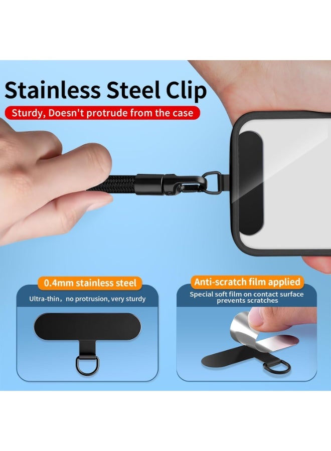 Universal Cell Phone Wristband, Anti-Theft Adjustable Lanyard with Keychain, Cell Phone Lanyard Accessory  - Compatible with All Phone Cases, Multifunctional Wristband for Smartphones, Cameras, Keys - RED - Image 4