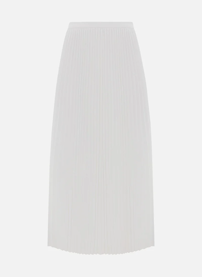 Lichi Pleated maxi skirt