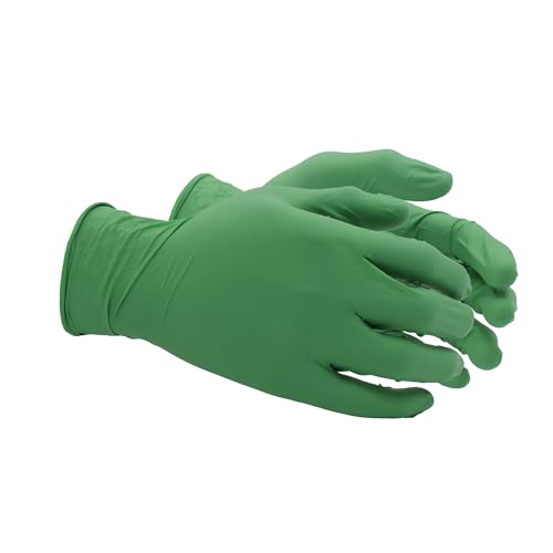 SHOWA 6110PF Sustainable EBT Latex-Free, Powder-Free, Nitrile Disposable Single Use Safety Gloves, 4 Mil, 9.5" Length, Large (1 Box/100 Gloves) - Image 4