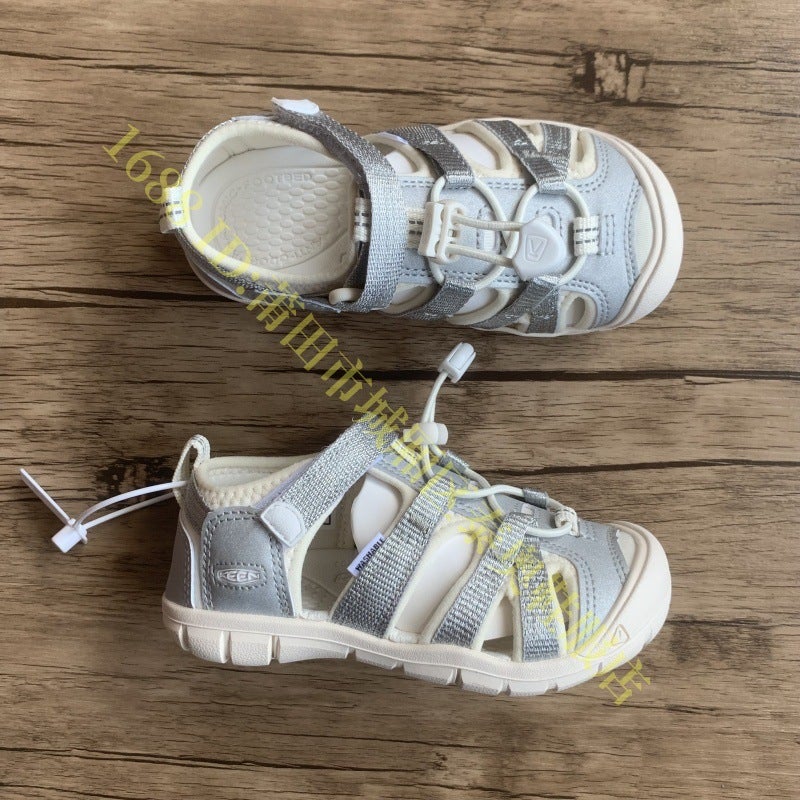 High Version Cohen Keen Children'S Shoes Lightweight Outdoor Sports Beach Sandals Boys And Girls Breathable Wading Shoes - Image 1