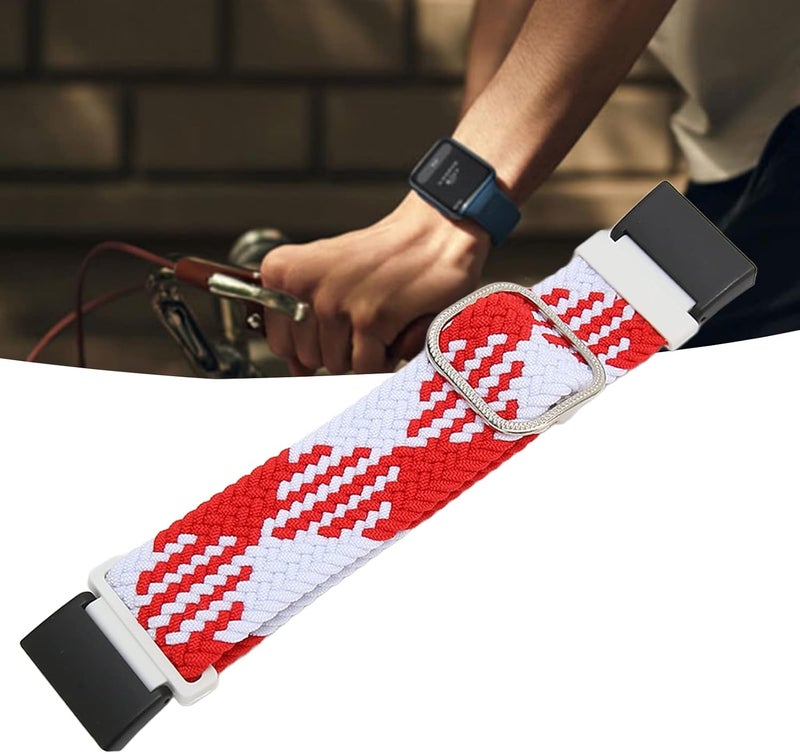 كلاراكو حزام ساعة من النايلون من كلاركو متوافق تمامًا مع موصل معدني مرن وحزام ساعة ذكية للسفر قابل للتهوية - Image 1
