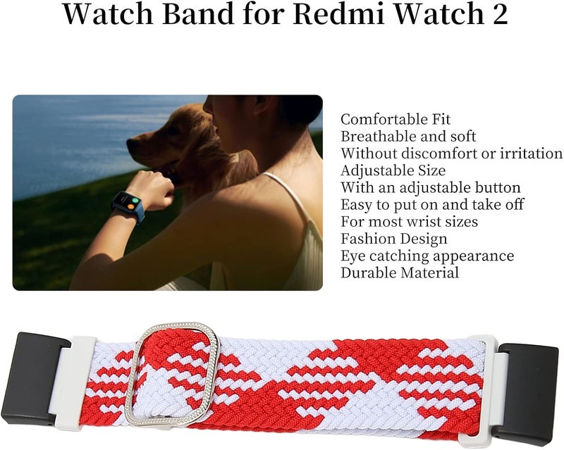 كلاراكو حزام ساعة من النايلون من كلاركو متوافق تمامًا مع موصل معدني مرن وحزام ساعة ذكية للسفر قابل للتهوية - Image 4